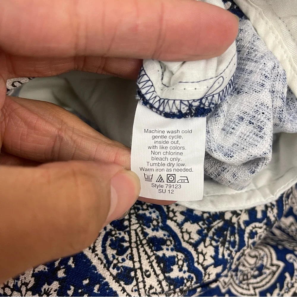 J. Crew Antique Paisley Print Cotton Shorts